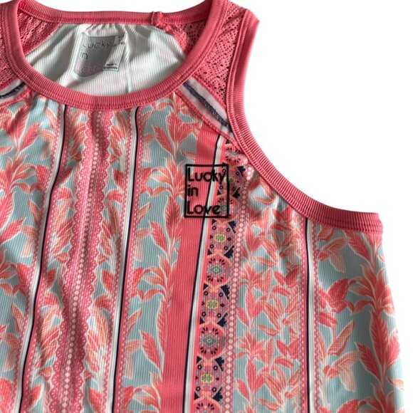 LUCKY IN LOVE Bethanie Mattek Sands Owned Set of 2 Tennis Sport Tanks Size M NEW - Picture 2 of 6